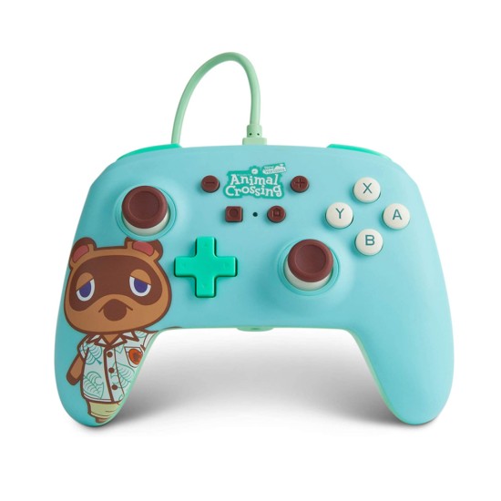PowerA Enhanced Wired Controller For Nintendo Switch - Animal Crossing: Tom Nook, Gamepad, Wired Video Game Controller, Gaming Controller (Nintendo Switch) (Open Sealed)